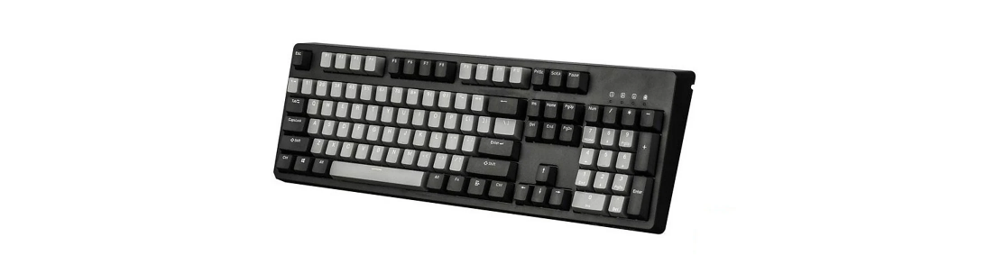 Bàn phím cơ E-Dra EK3104 Pro PBT Outemu Red switch Đen Xám sử dụng keycap pbt